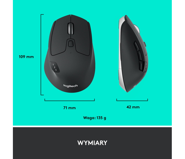 Logitech M720 Triathlon Mouse - 328514 - zdjęcie 12